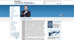 Desktop Screenshot of professorleonepereira.com.br